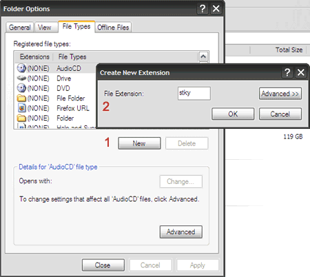 使用记事本制作自己的便签（Windows）