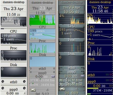 GKrellM –带有大量优秀插件的系统监控工具