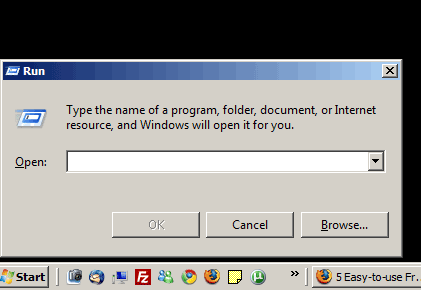 如何使自己的Windows运行菜单快捷方式