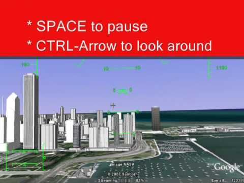 借助Google Earth的飞行模拟器来感受对速度的需求