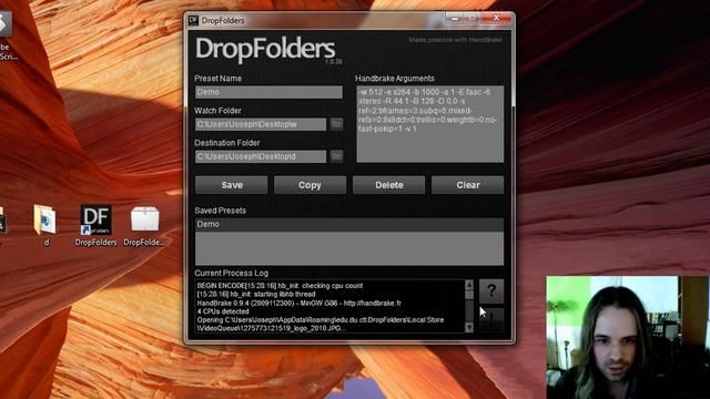 使用DropFolders和HandBrake监视文件夹并转换视频文件