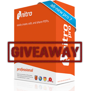 使用Nitro Pro 7以正确的方式创建，编辑和共享PDF [Giveaway]