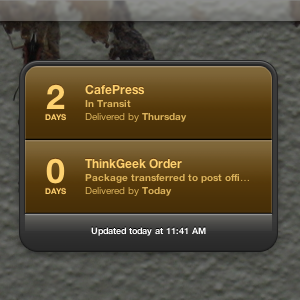 交付状态从Mac仪表板跟踪您的所有软件包