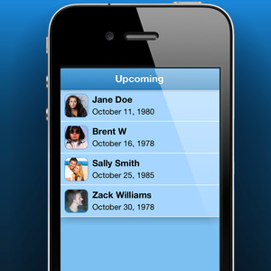 iRemembered可帮助您确保您再也不会错过生日[iOS，限时免费]