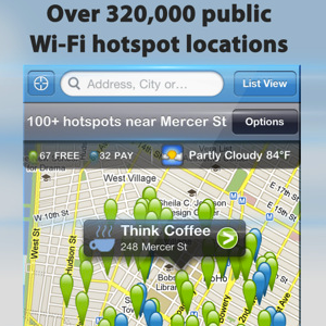 Wi-Fi Finder可帮助您在世界上任何地方找到Wi-Fi热点[iOS]