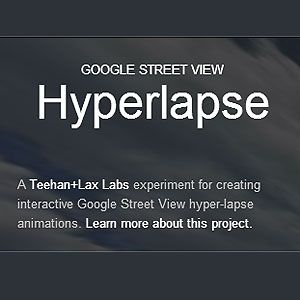 使用Hyperlapse Photography和Google Street View创建令人惊叹的视觉效果[更新]