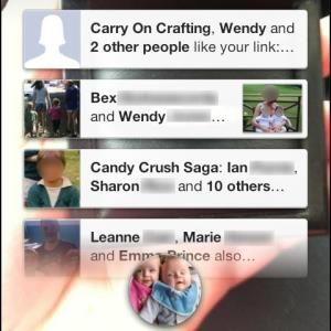 Android的Facebook主页与Windows Phone的人员中心