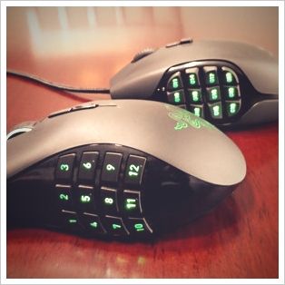 Razer Naga,Logitech G600 MMO游戏鼠标评测和赠品