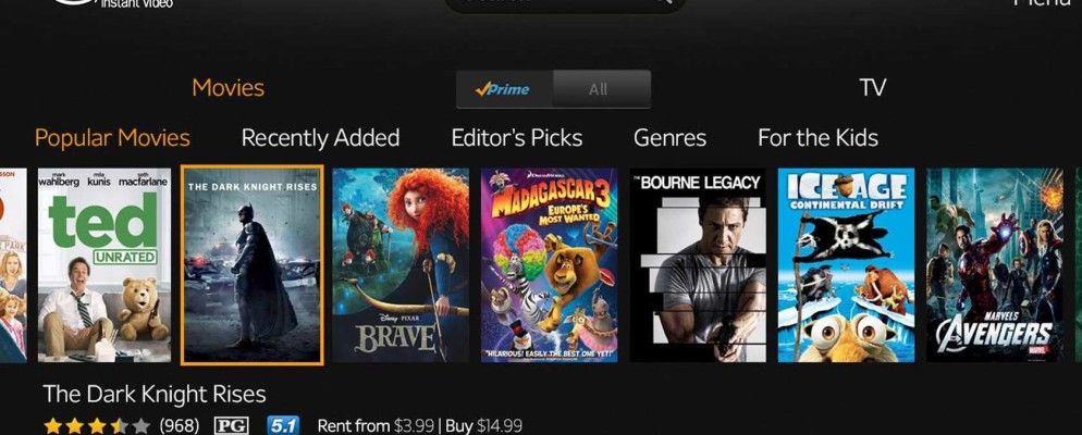 Amazon Instant Video App现在支持Airplay和Apple TV