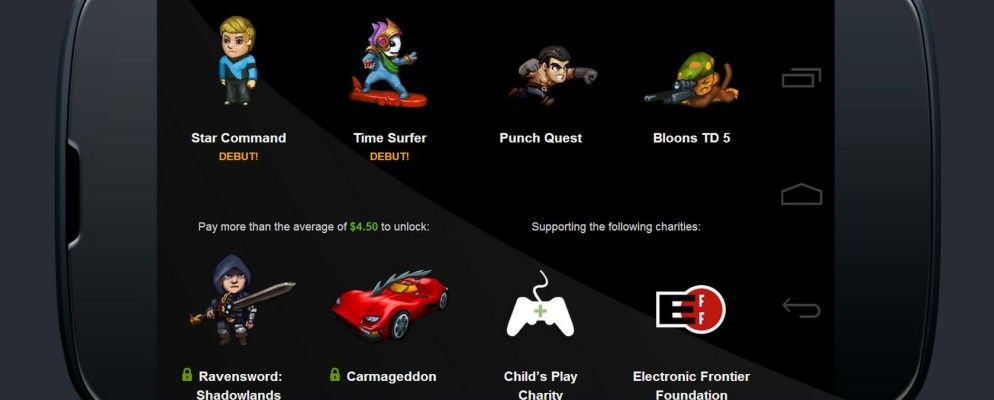 Android版Humble Mobile Bundle 2带来6款游戏,首次亮相Star Command和Time Surfer