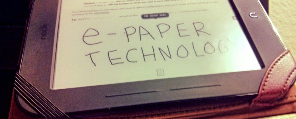 智能手机和平板电脑上最好的四种电子纸显示屏