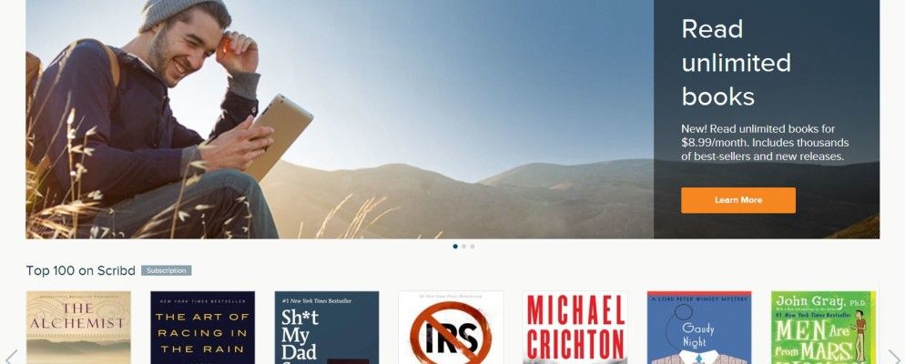 Scribd和HarperCollins以$ 8.99 / m的价格推出全能读书订阅服务
