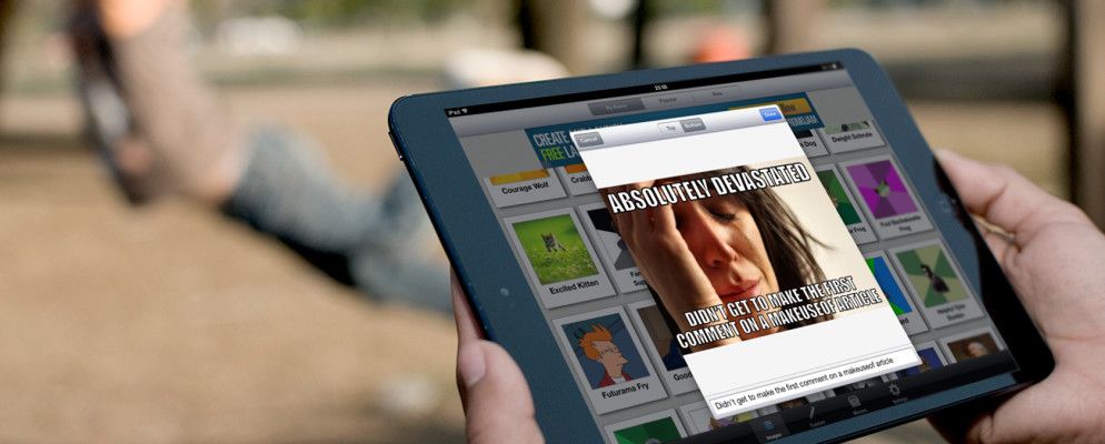 Meme Generator:可能是您在iPad上获得的最大乐趣