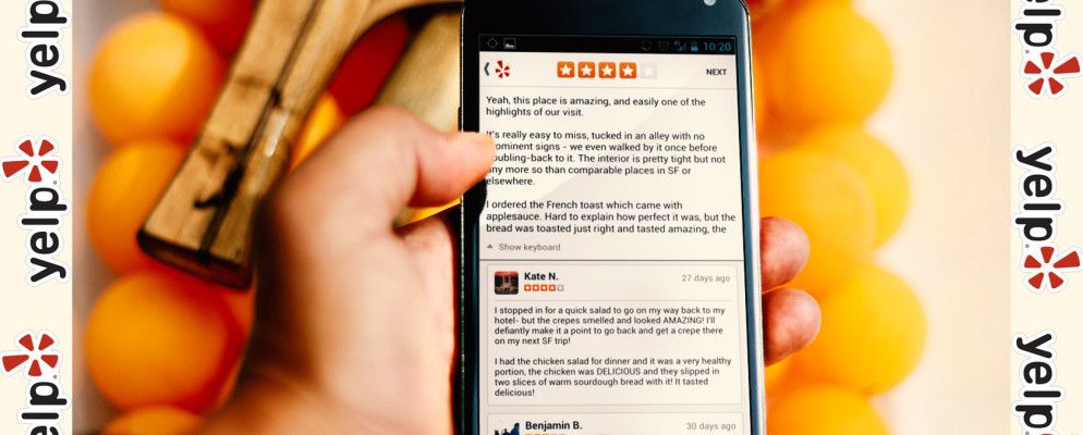 您最终可以从Android设备发布Yelp评论