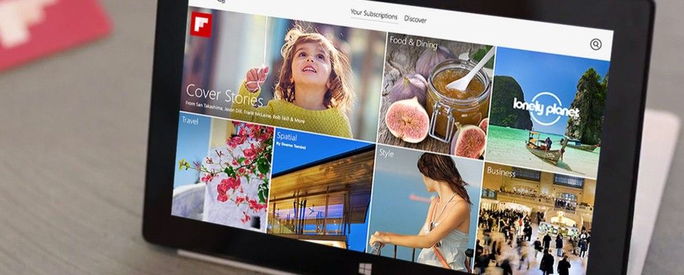 Flipboard在带有活动磁贴的Win 8.1上启动,并介绍了目录