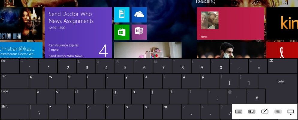 如何最佳使用或禁用Windows 8触摸键盘
