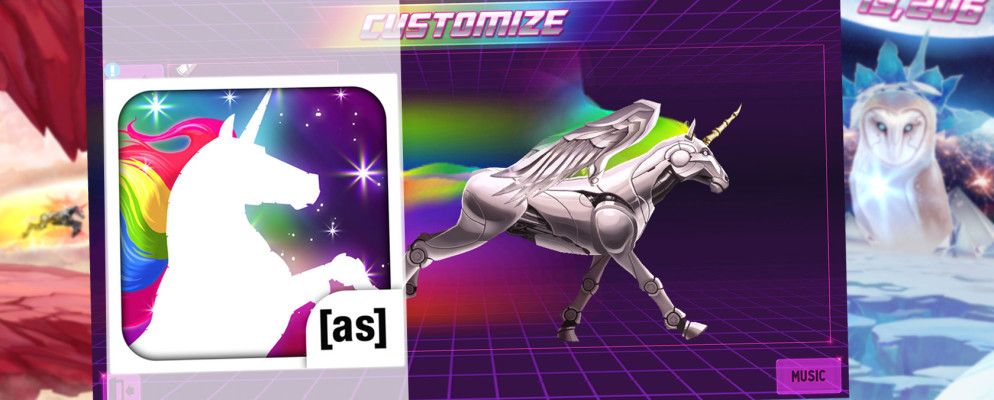 通过Robot Unicorn Attack 2获得Zaniest无尽的跑步体验