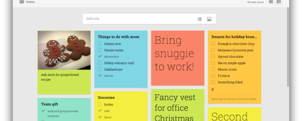 Google推出重新设计的Keep for Web,Android的Android设备管理器