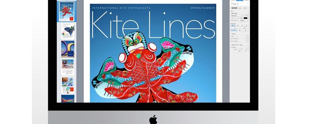 Mac版Pages 5.0包括Smart Inspector面板,但功能较少