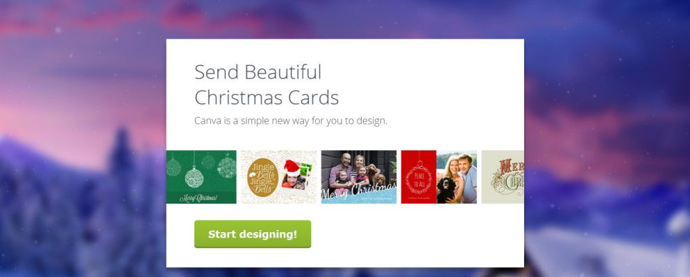 用Canva在5分钟内制作精美的圣诞贺卡