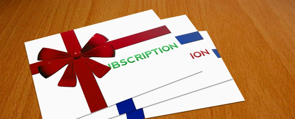 您可以赠与的前5个在线订阅