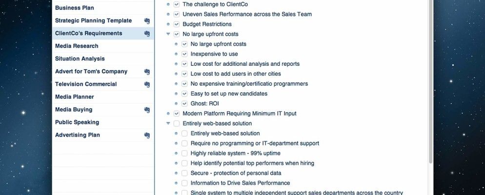 使用适用于iOS和Mac的Cloud Outliner创建,组织和共享轮廓