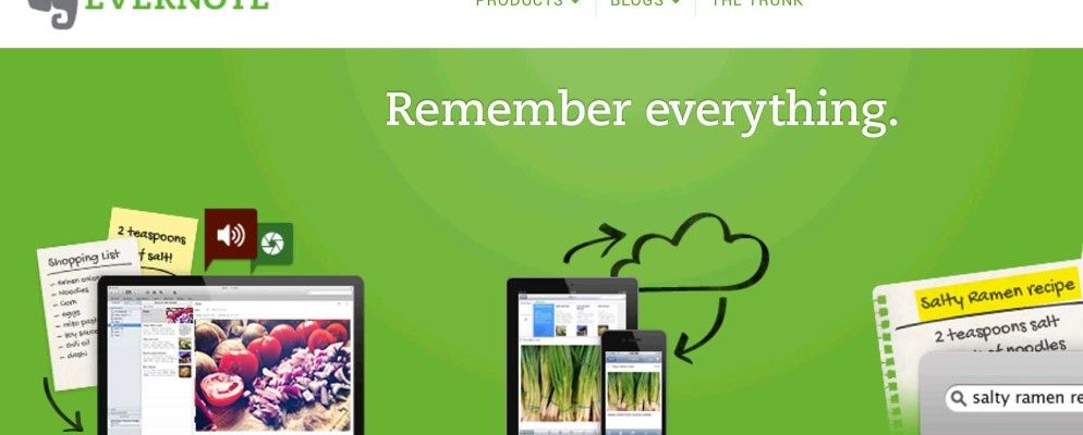新的iOS Evernote包括主屏幕自定义和更快的同步