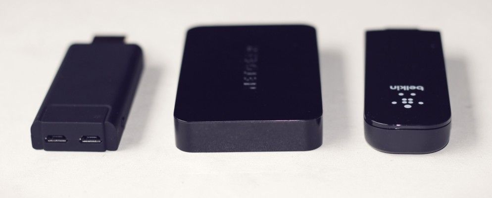 Netgear PTV3000,Smallart PTV和Belkin Miracast适配器审查和赠品