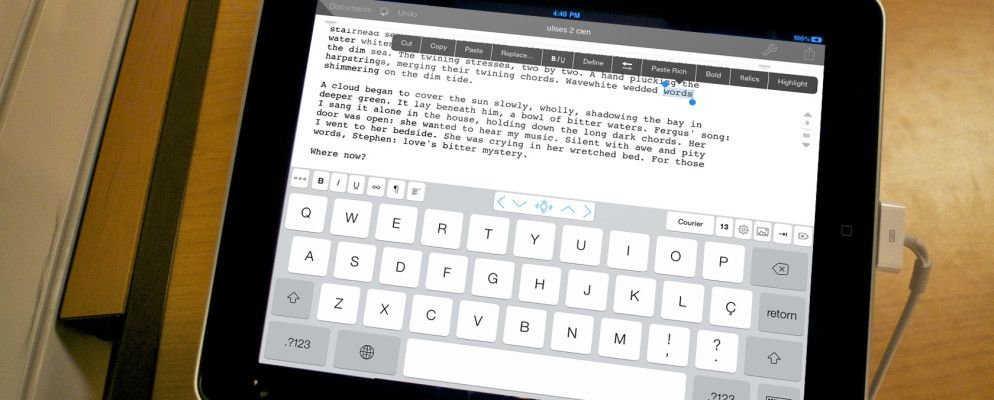 iPad上的文字处理?我们比较最好的应用程序