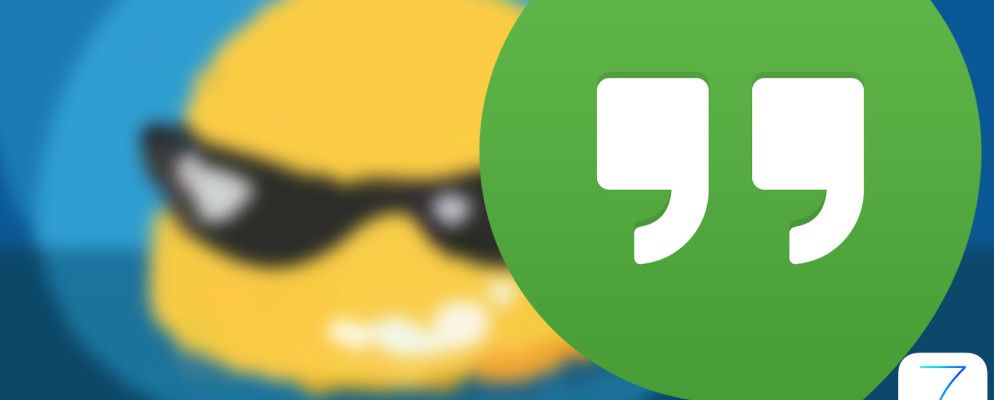 适用于iOS7的Google+环聊可获取动画贴纸和10秒视频消息