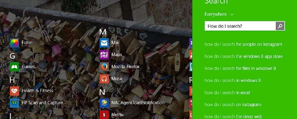 如何在Windows 8上更好更快地搜索