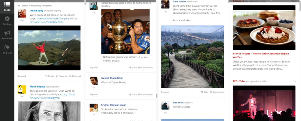 如何在一个地方收集您的Twitter，Facebook，Instagram和YouTube提要