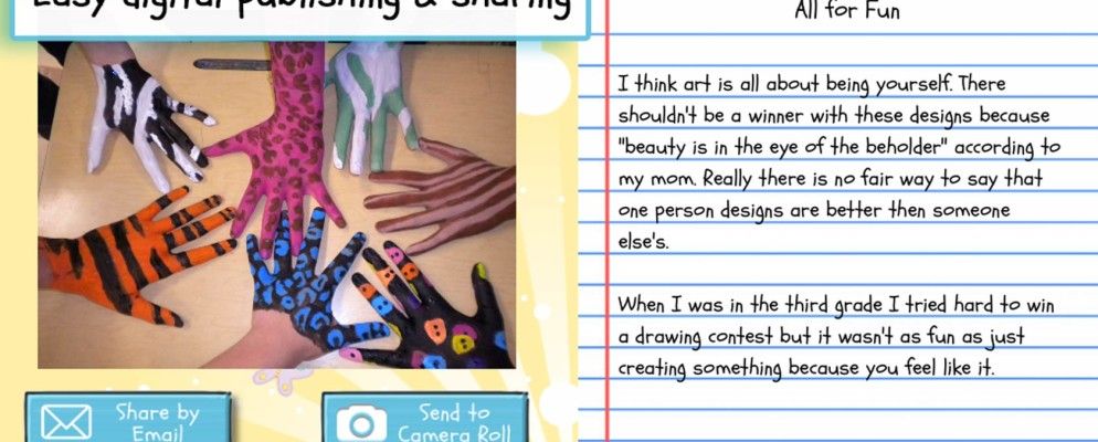 帮助您的孩子开始使用iPad撰写有关此内容的写作