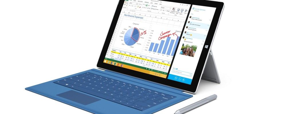笔记本电脑和平板电脑杀手::宣布发布Microsoft Surface Pro 3