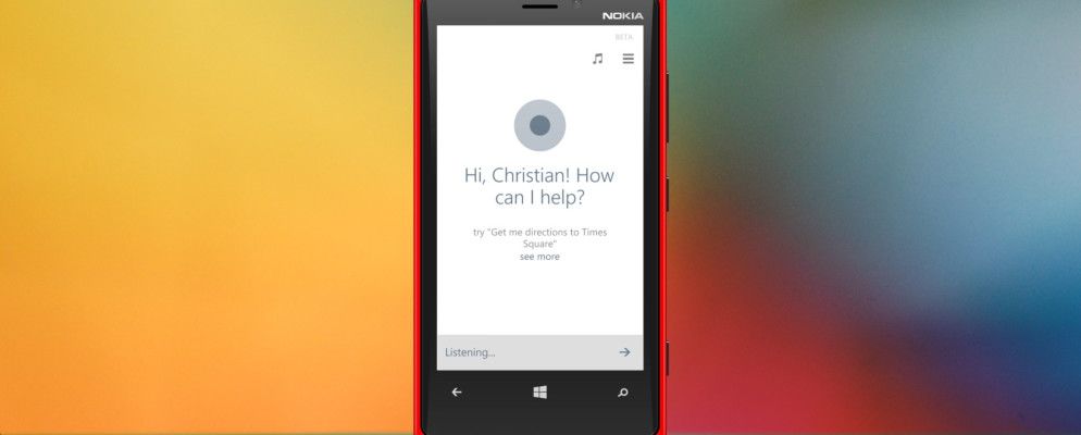 通过在Windows Phone 8.1上使用Cortana语音控制来放手