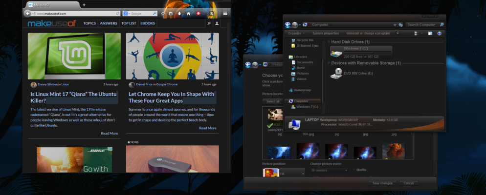 10种深色Windows主题和皮肤,可减轻眼睛疲劳