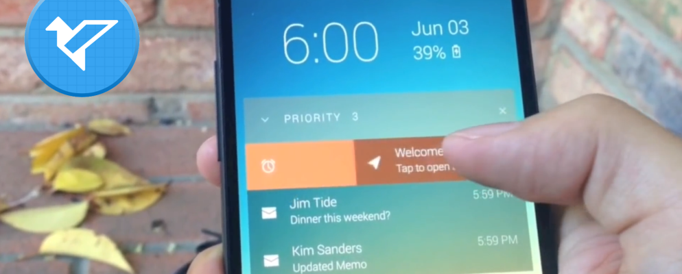 使用回声锁屏替换暂停和分组Android通知