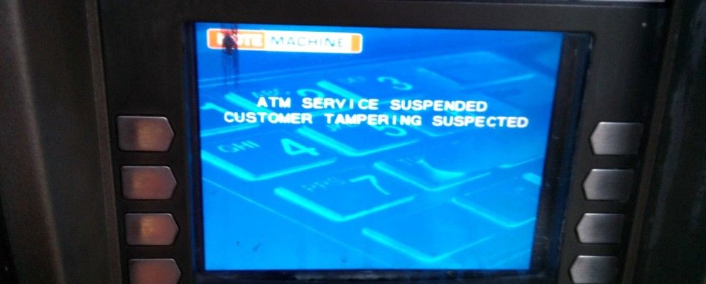 如何发现受损的自动柜员机以及下一步该怎么做