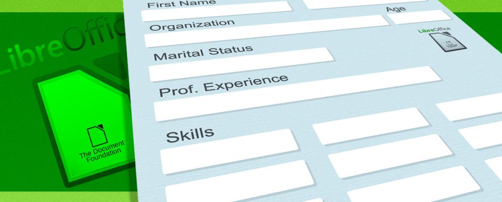 如何使用LibreOffice Draw制作免费的PDF表单