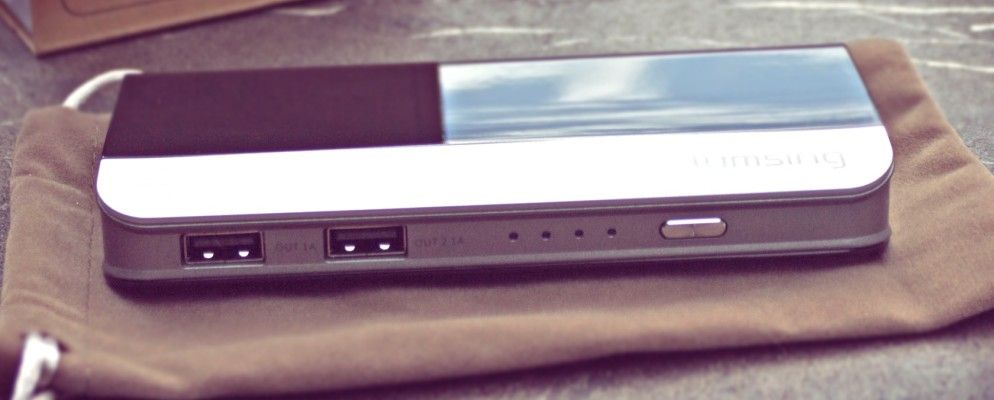 Lumsing Powerbank 10,400 mAh便携式电池组评测和赠品