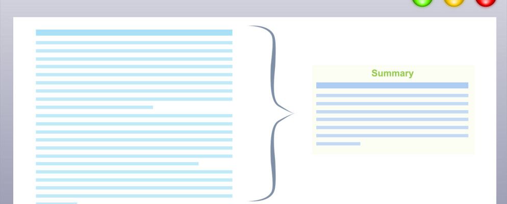 使用此隐藏的Mac工具汇总任何文本