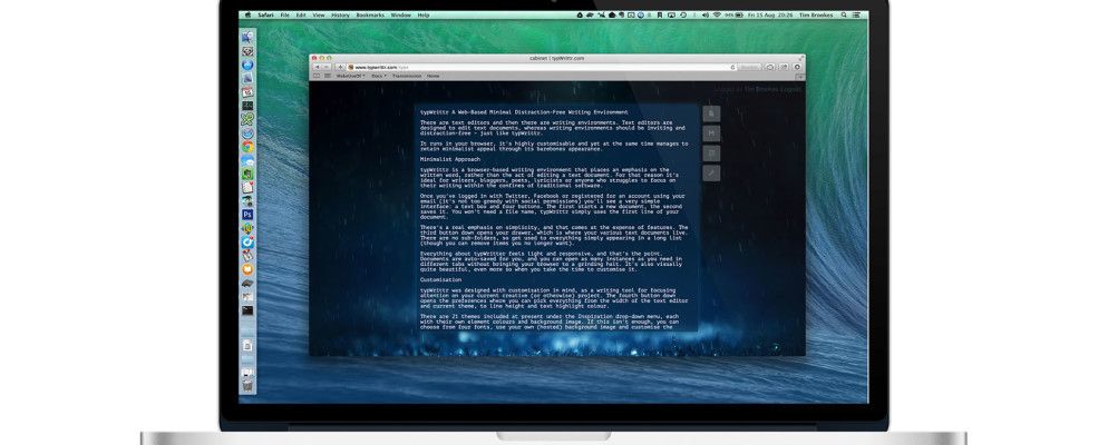 typWrittr:浏览器中的可自定义的无干扰写作环境