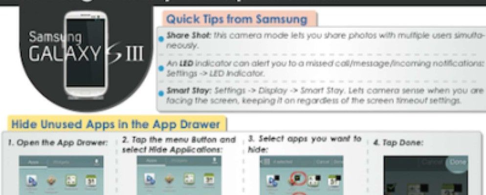 三星Galaxy S III提示