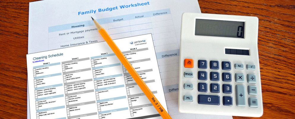 10个电子表格模板来组织您的家