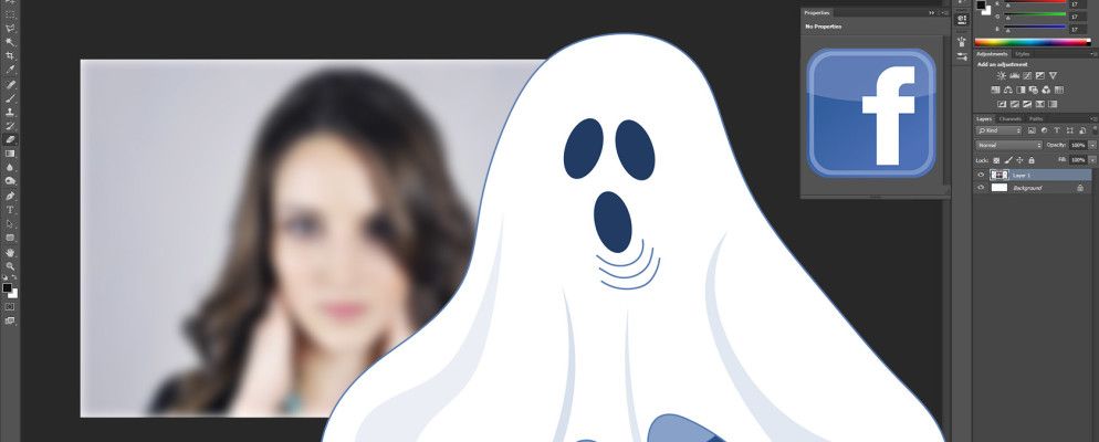 向您的Facebook个人资料照片添加幽灵