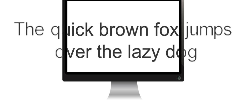 如何使Windows字体看起来像Mac字体