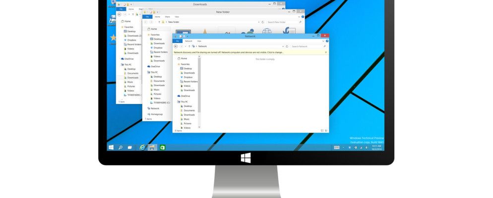 图片中的Windows 10 –技术预览导览
