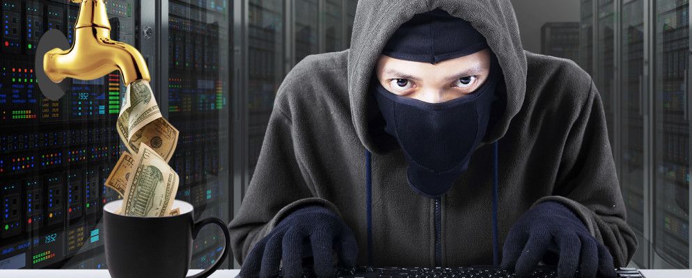 是什么促使人们窃取计算机？提示：钱