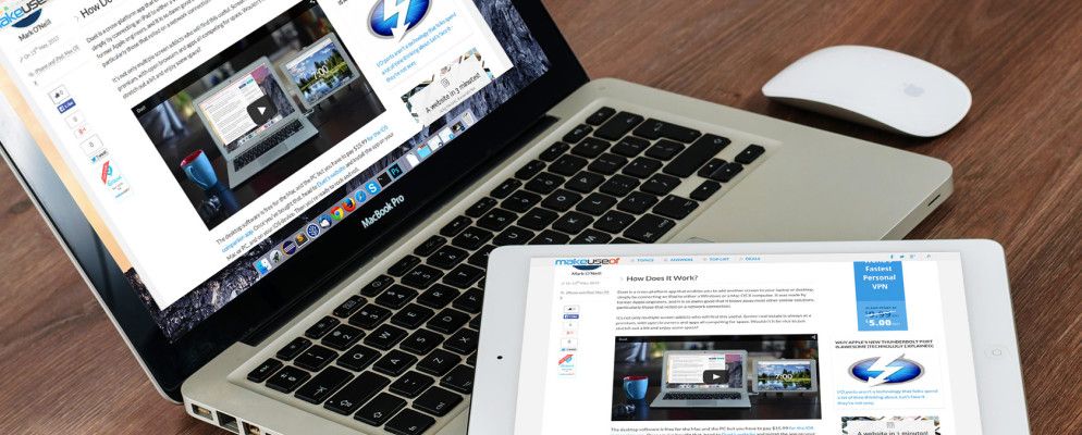 使用Duet将您的iOS设备变成一台额外的显示器