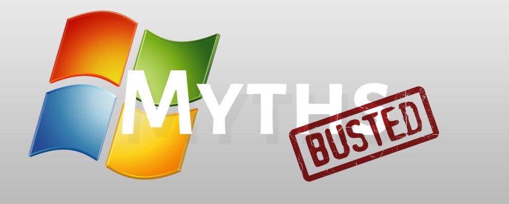 关于Windows并非真实的3多个神话(再有)
